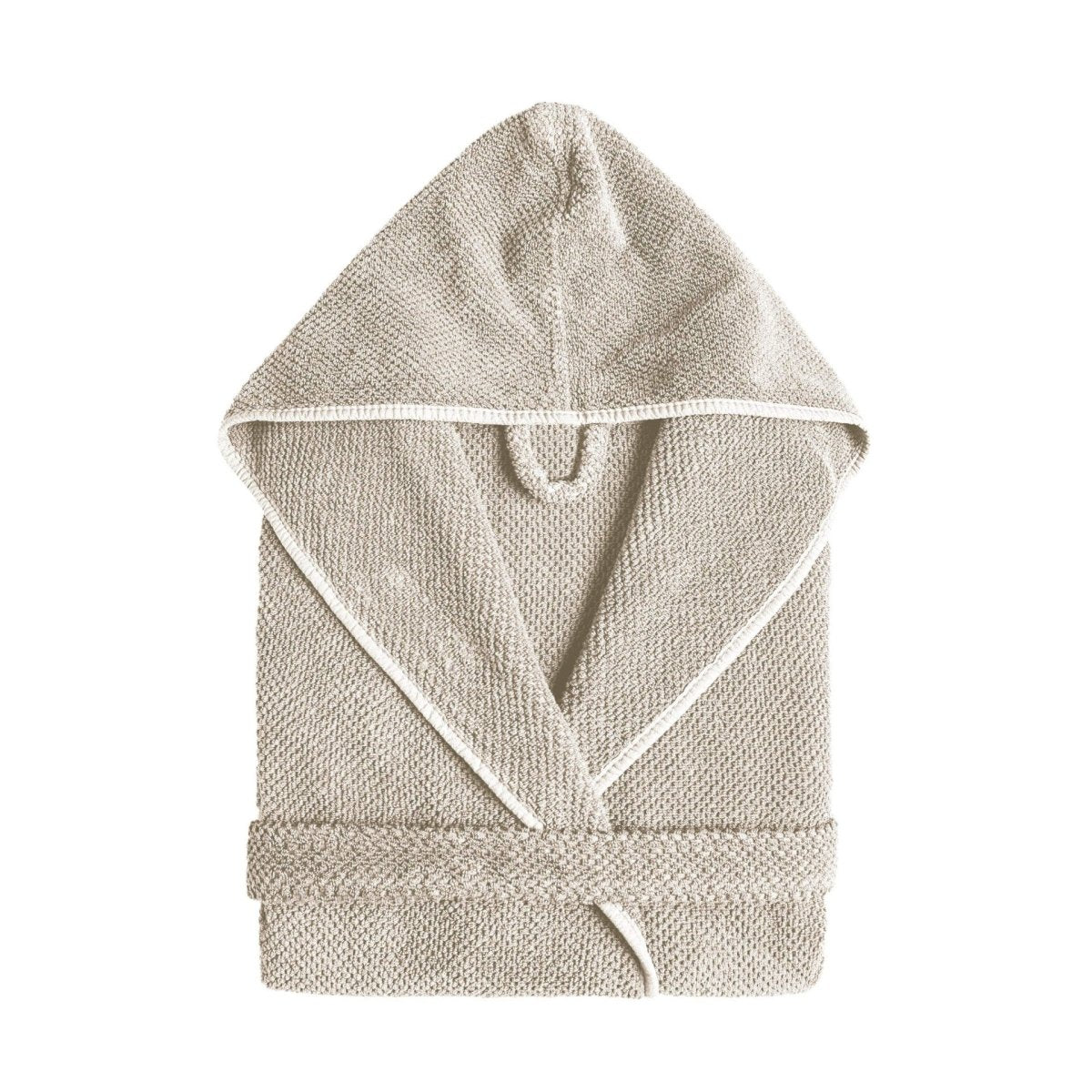 Bee Waffle Hooded Bathrobe - RicahBathrobeGRACCIOZA