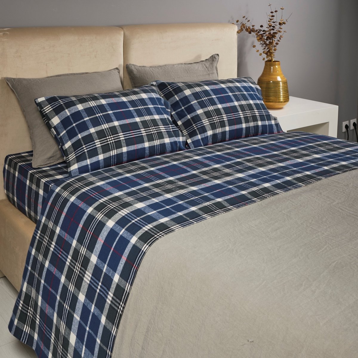 Góis Flannel Sheet set - RicahFlannel fited sheet setASA