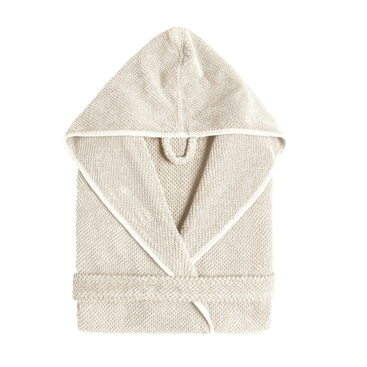 Bee Waffle Hooded Bathrobe - RicahBathrobeGRACCIOZA