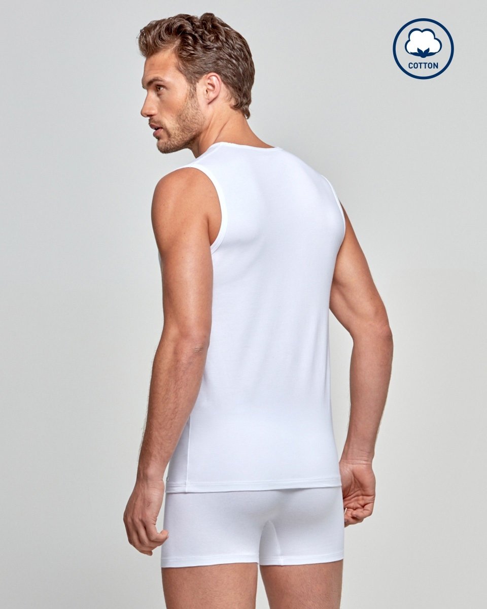 Cotton Stretch Singlet - RicahMen's undershirtIMPETUS