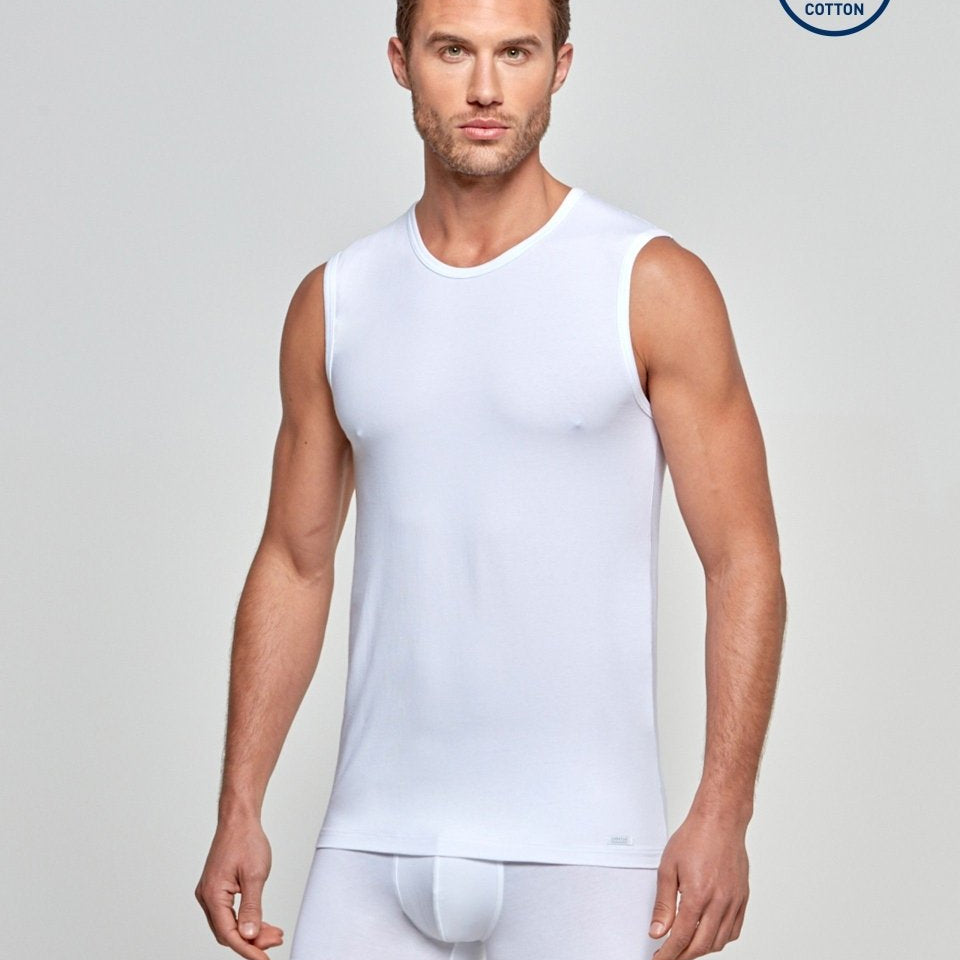 Cotton Stretch Singlet - RicahMen's undershirtIMPETUS