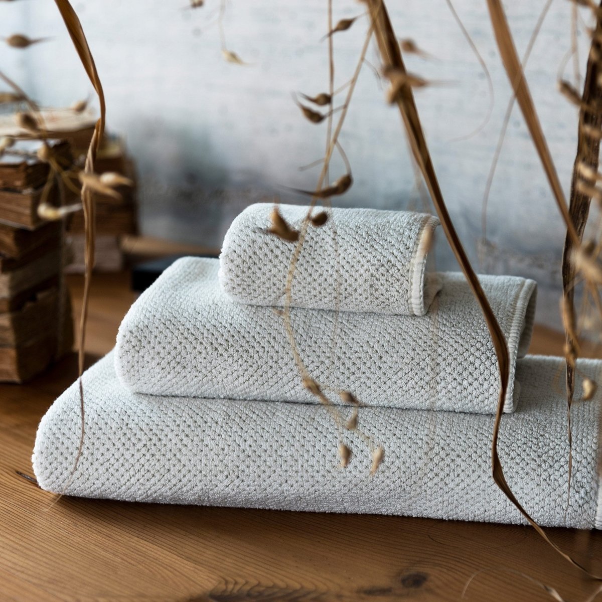 Linen Waffle Bath towel - RicahBath towelGRACCIOZA