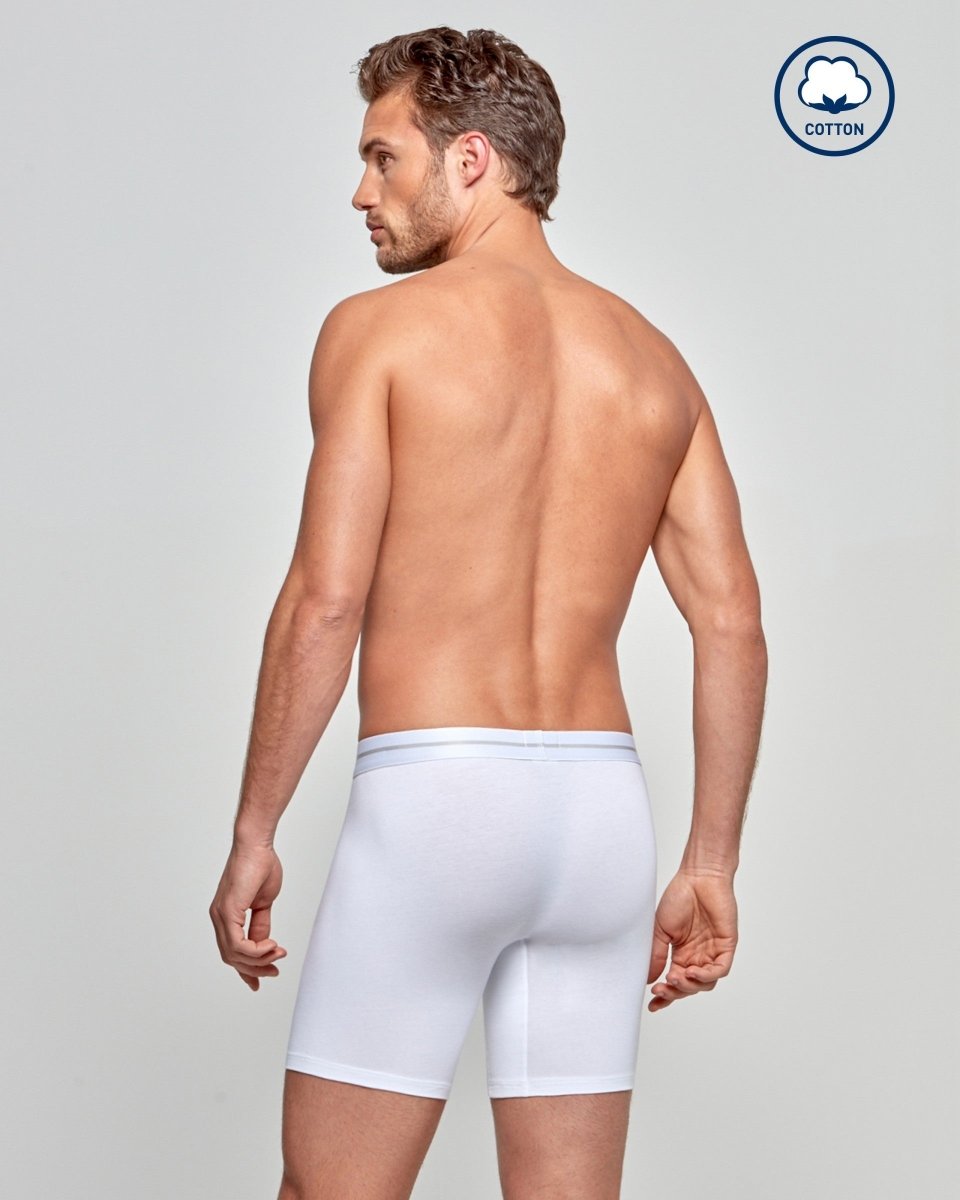 Long Cotton Stretch Boxer - RicahMen's boxer shortsIMPETUS