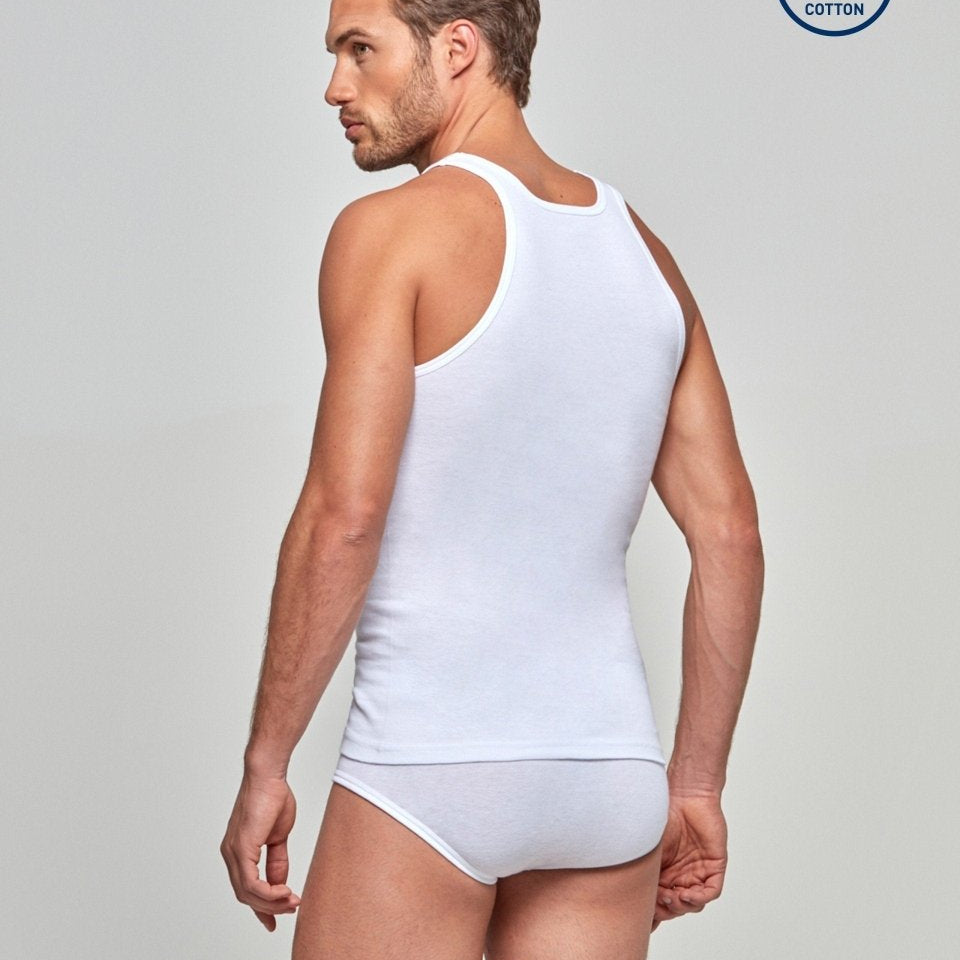 Pure Cotton Singlet - RicahMen's undershirtIMPETUS