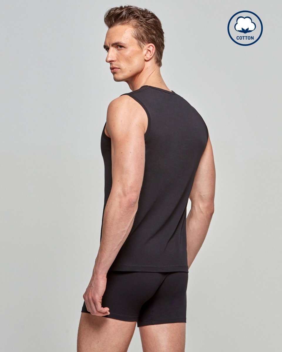 Cotton Stretch Singlet - RicahMen's undershirtIMPETUS