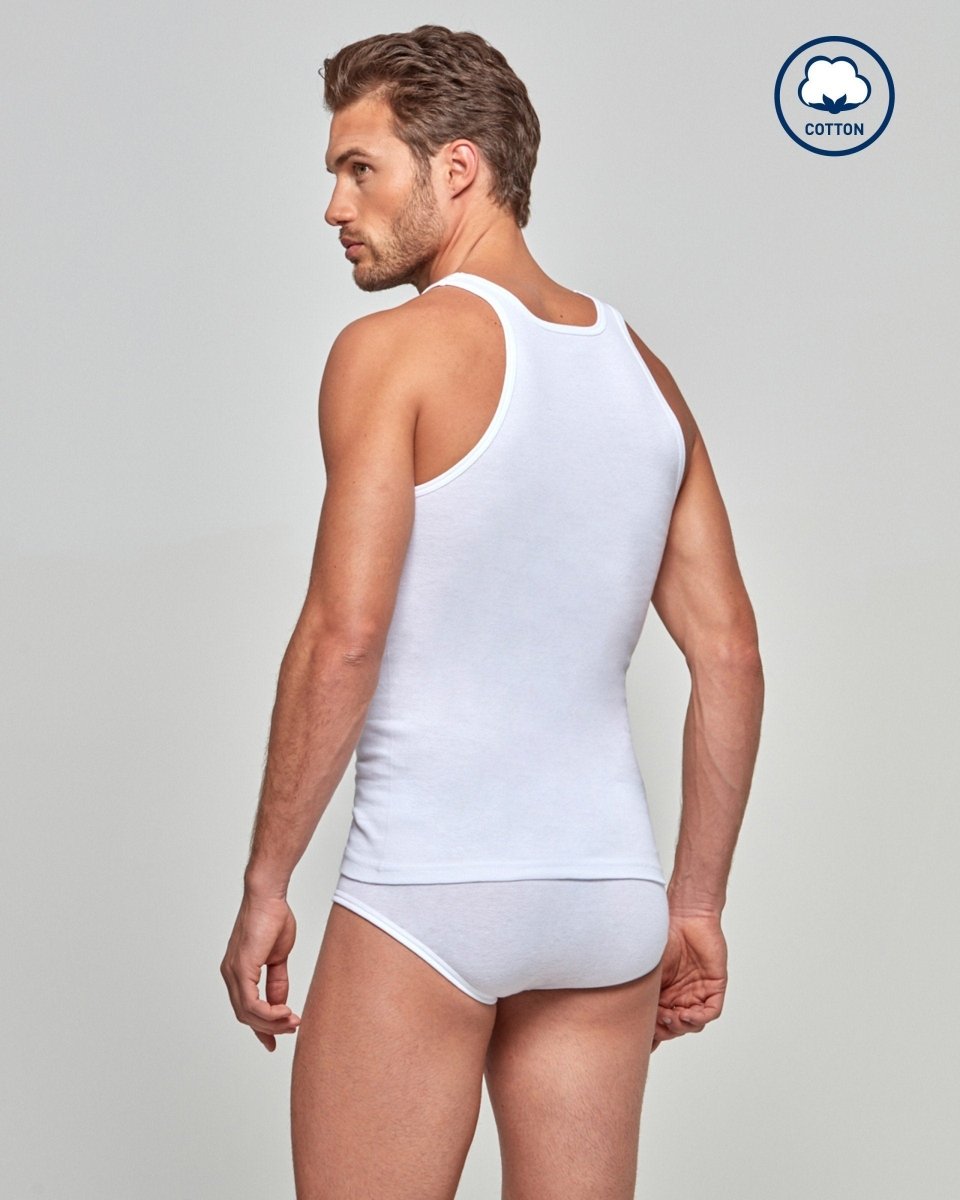 Pure Cotton Singlet - RicahMen's undershirtIMPETUS
